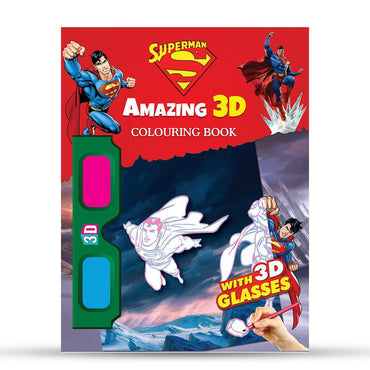 3D Coloring Books Superman The Stationers